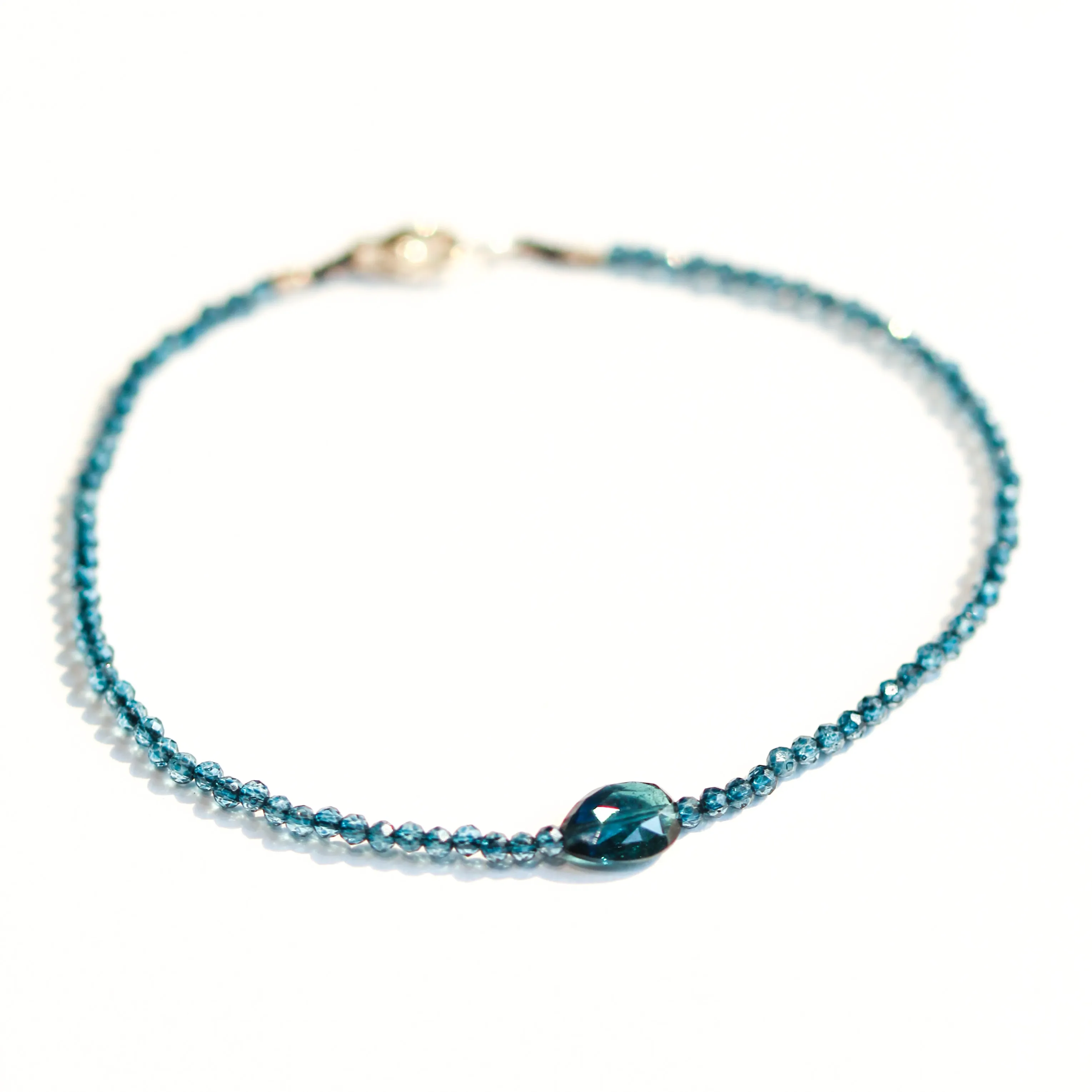 London Blue Topaz & Blue Tourmaline Bracelet No. 109