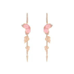 Love Me Love Me Not Crystal Haze Long Detachable Earrings