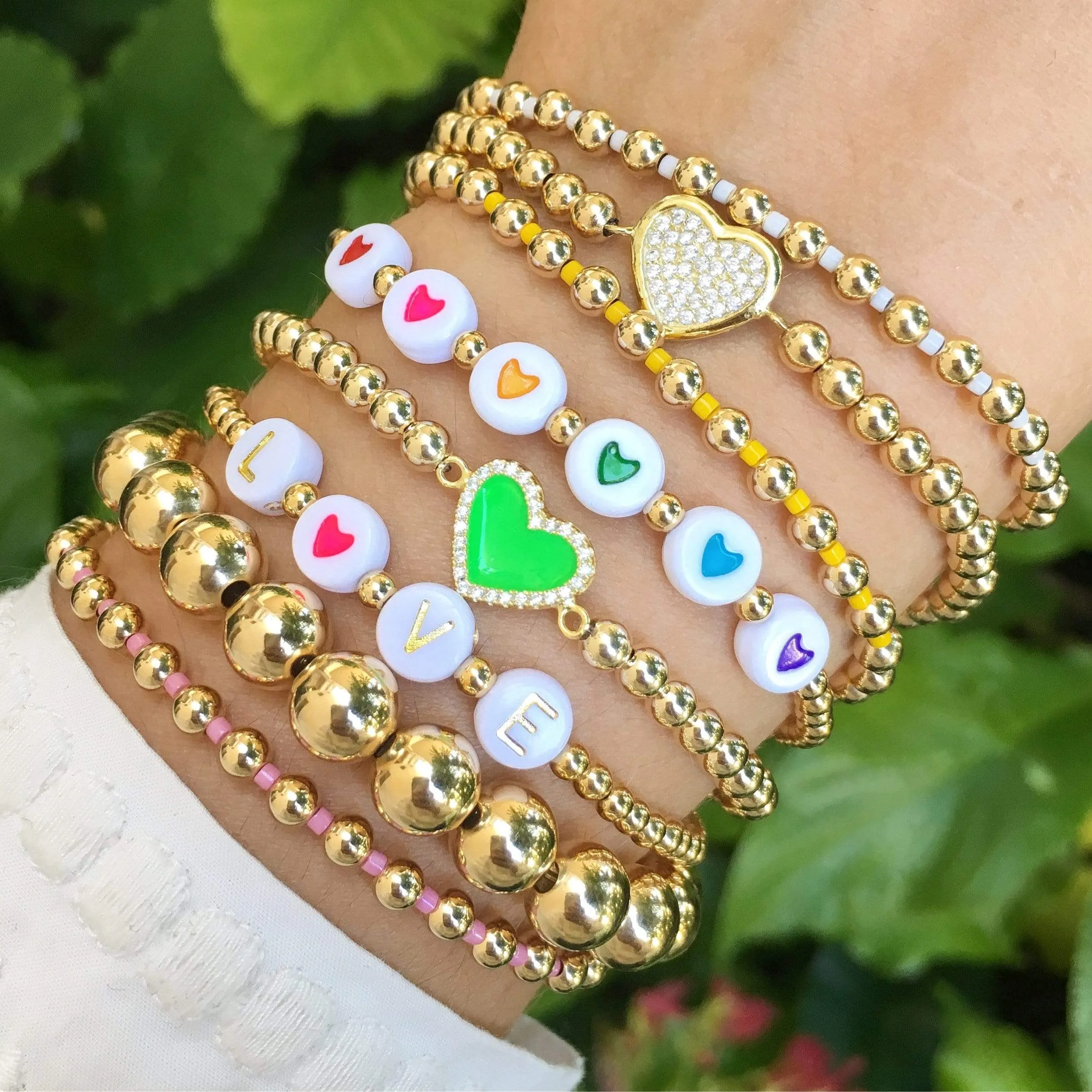 Lovey Dovey | Hearts Bracelet