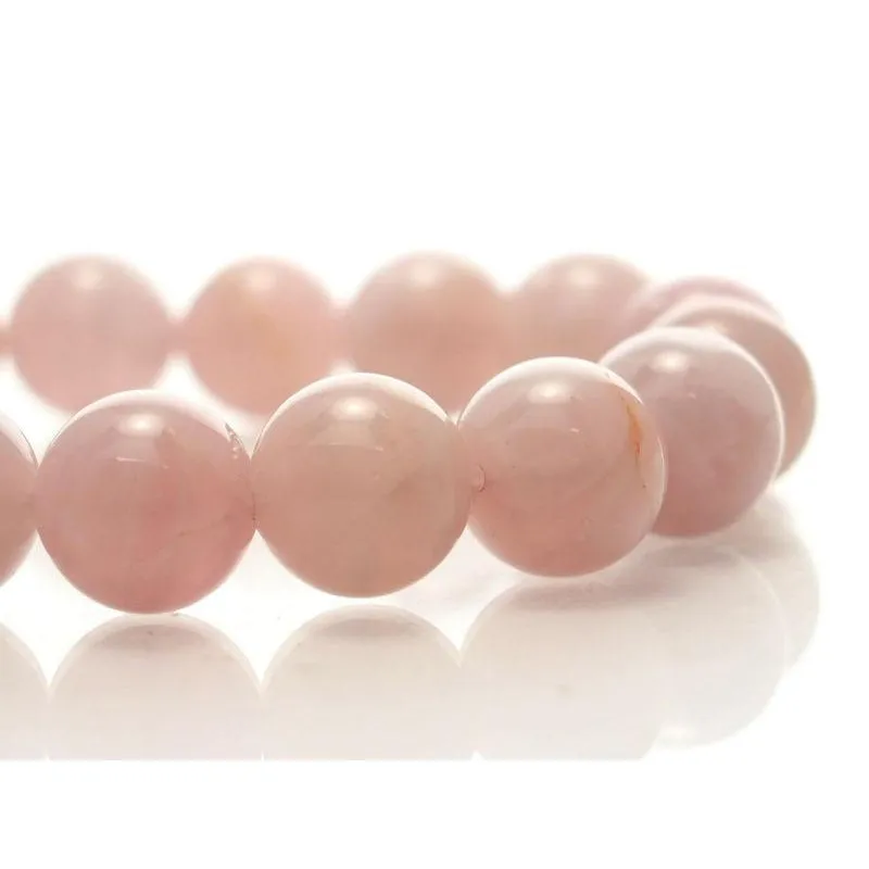 Madagascar Rose Quartz Stretch Bracelet 12mm