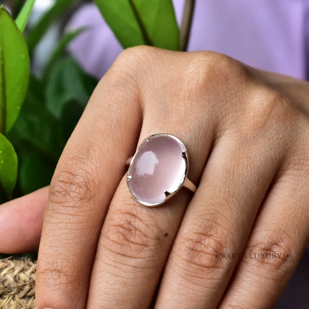 Majestic Monarch - Rose Quartz Ring