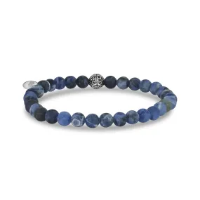 Matte Sodalite Bead Bracelet | 6MM