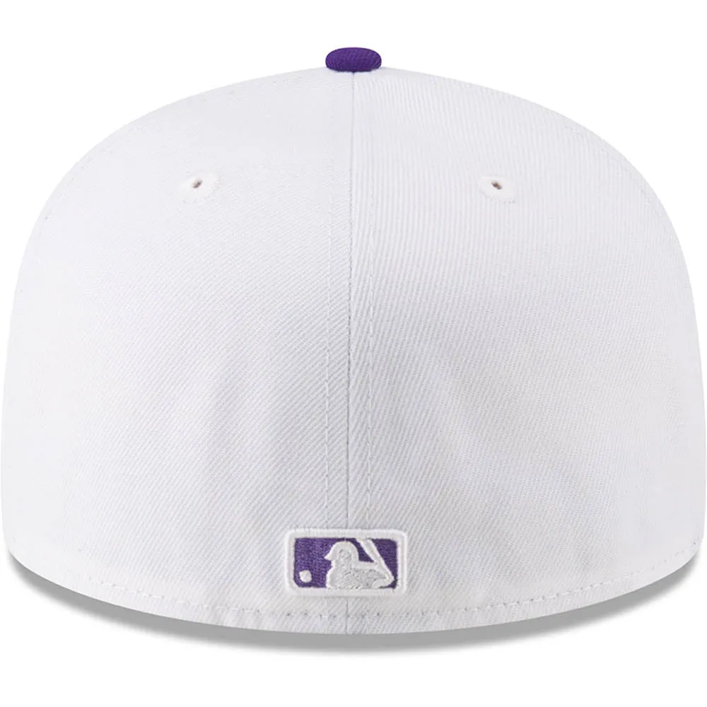 MLB Arizona Diamondbacks New Era Two-Tone Snow 59FIFTY Fitted Hat