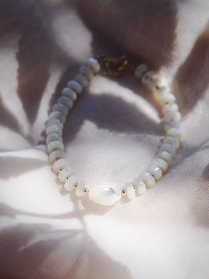 Mother of Pearl Pikake Bracelet - Mauloa