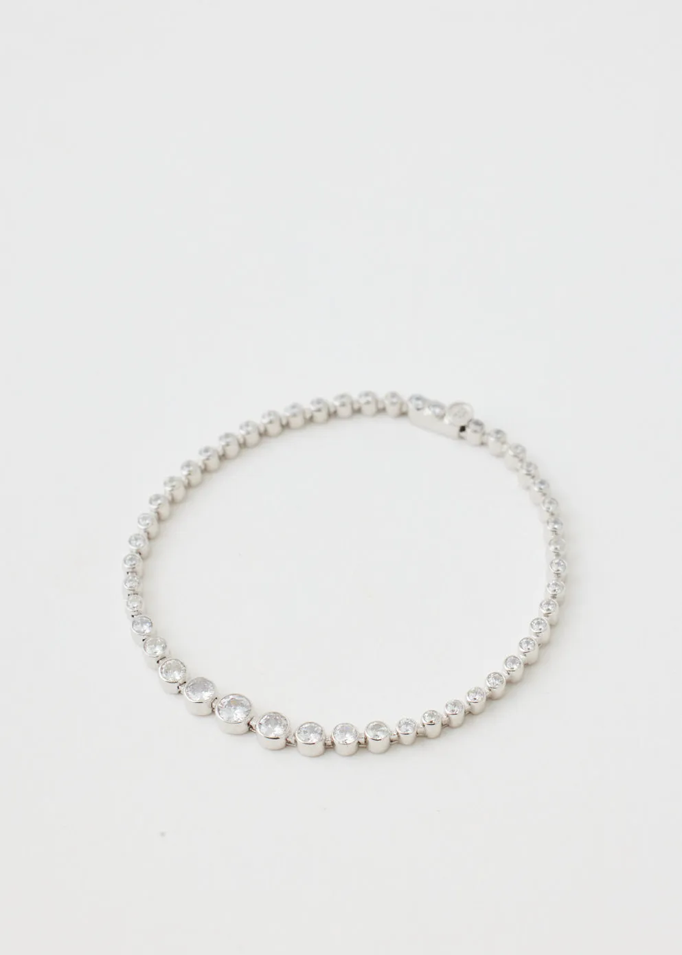 N-Dia Round Gradation Tennis Bracelet