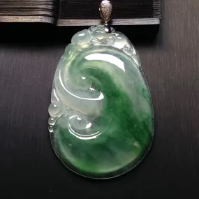 Natural Jade Pendant Jadeite Ruyi Pendant PT310