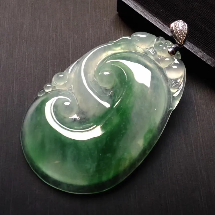 Natural Jade Pendant Jadeite Ruyi Pendant PT310