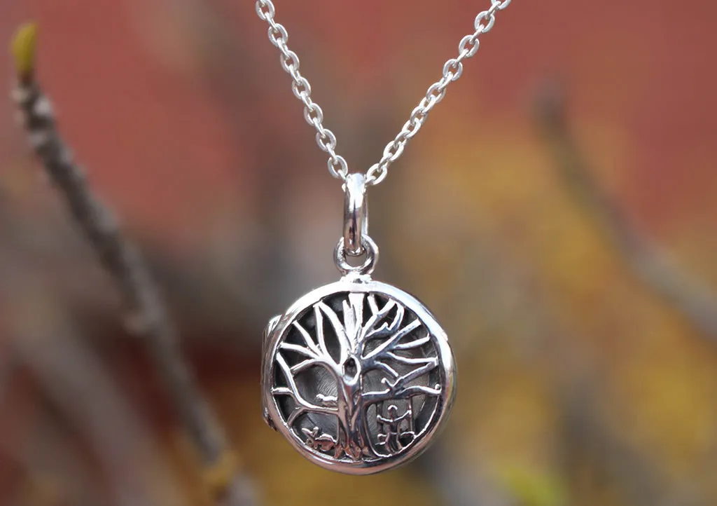 Nature's Love Tree of Life Sterling Silver Pendant Box