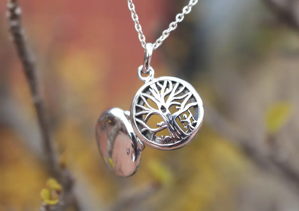 Nature's Love Tree of Life Sterling Silver Pendant Box