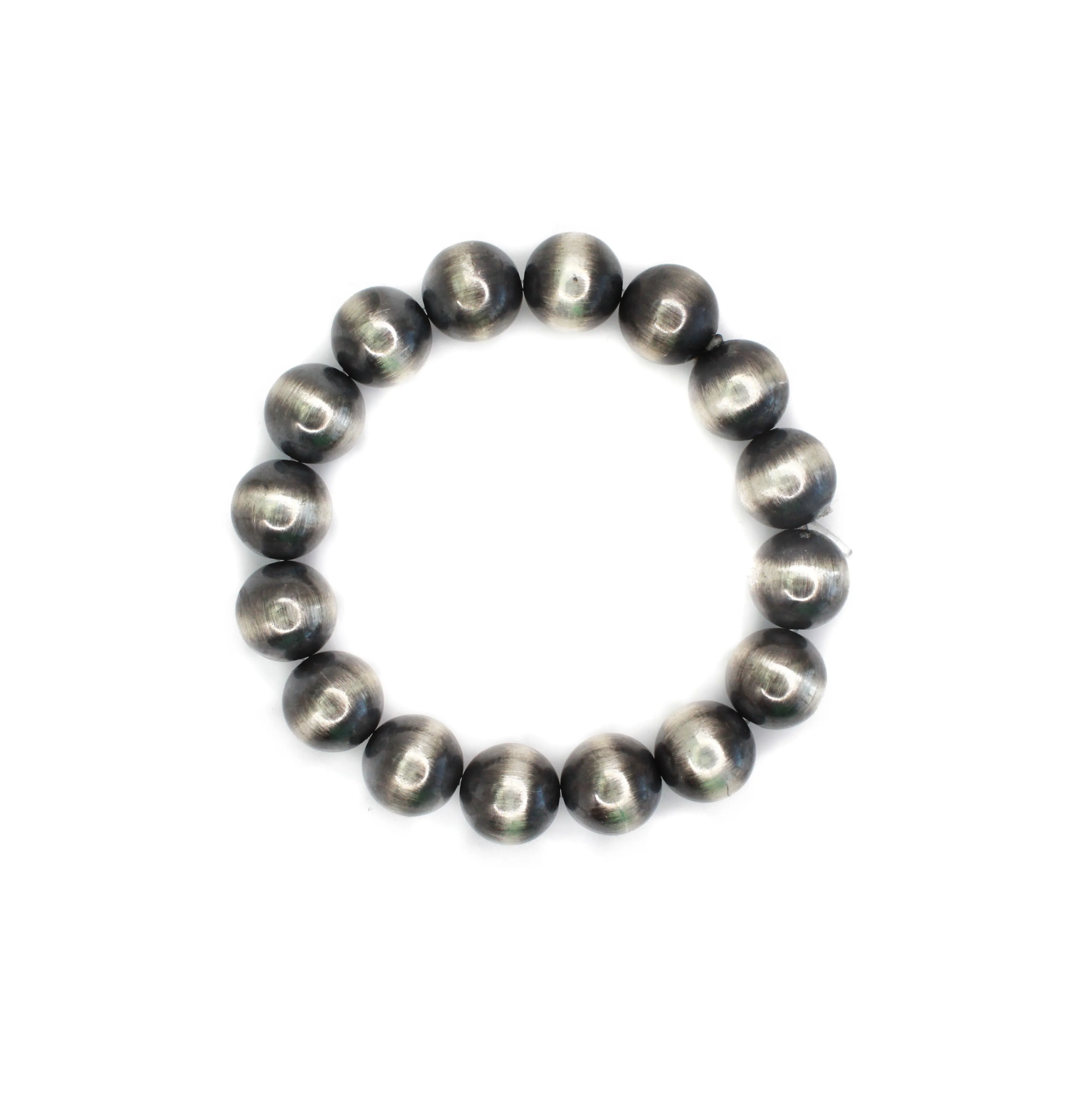 Navajo Pearl Stretch Bracelet - 12mm