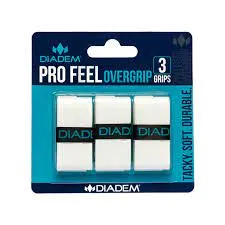 New Diadem Pro Feel Overgrip 3 Pack - White