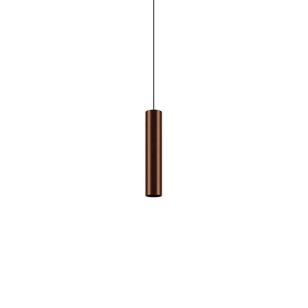 Outlet A-Tube pendant - Small - coppery bronze, None