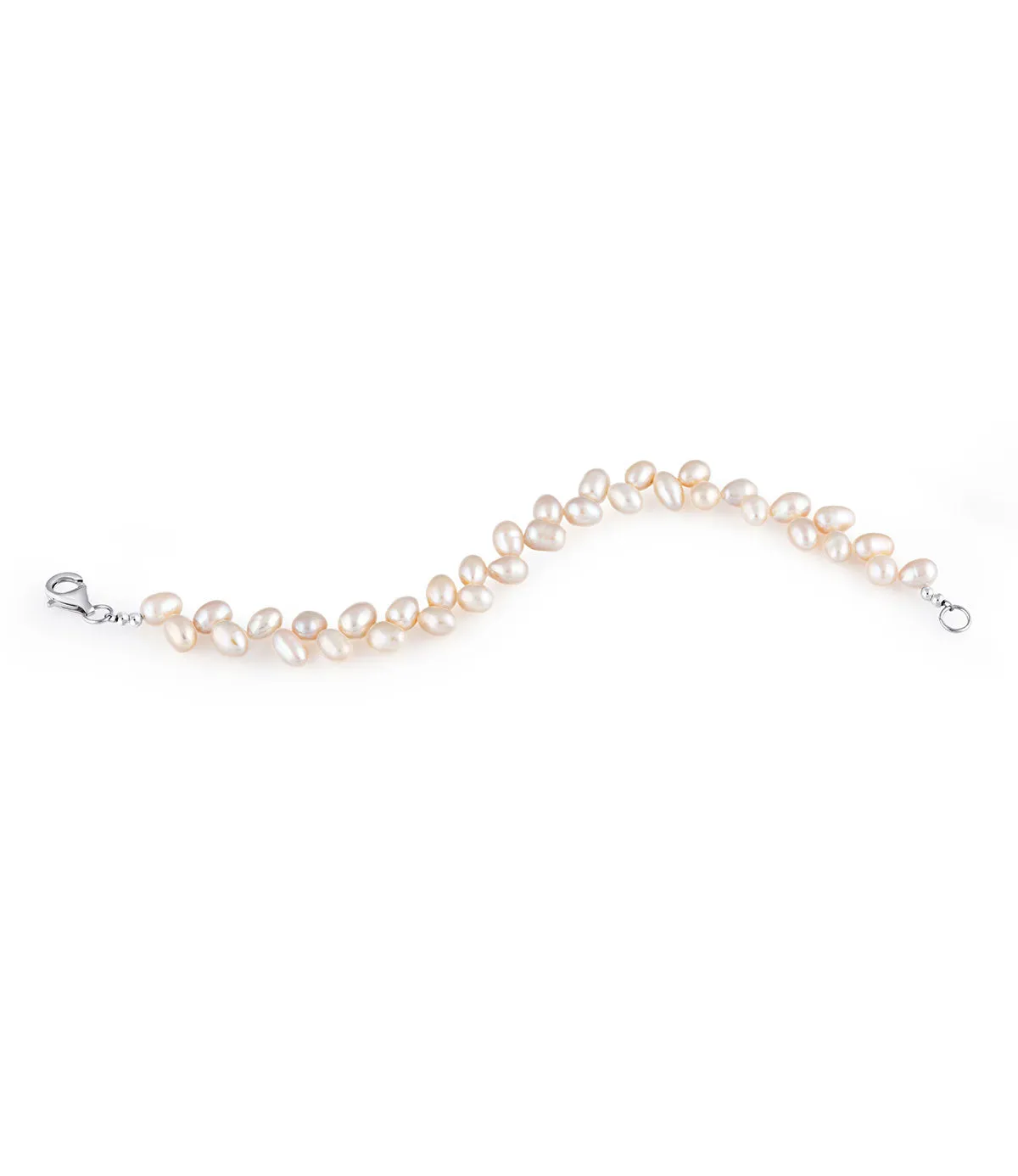 Pearl Bracelet Leaf Classic