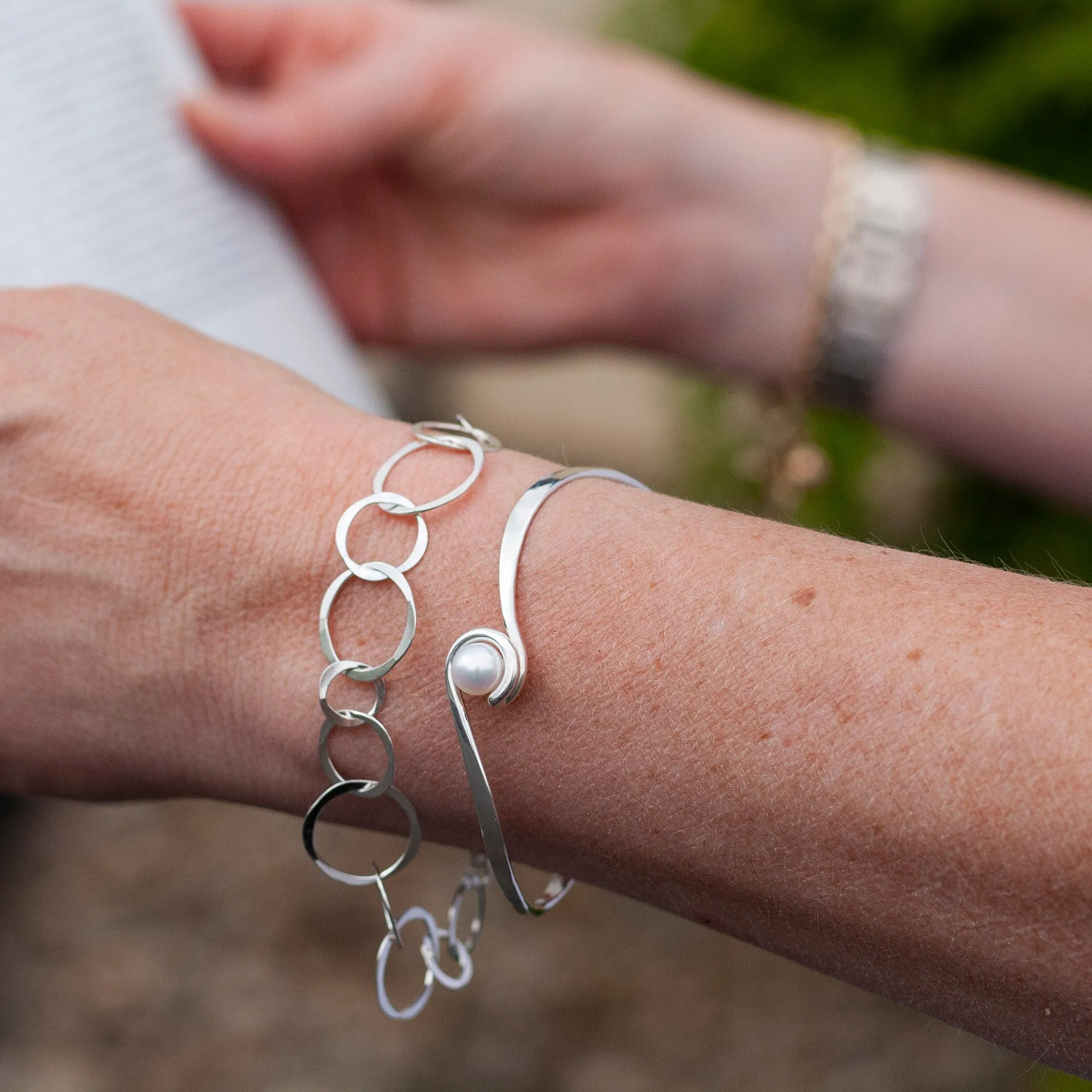 Pearl Curl Bracelet