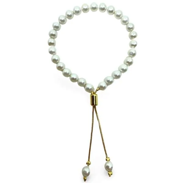 Pearl Pull Chain Bracelet: (PGBT334)