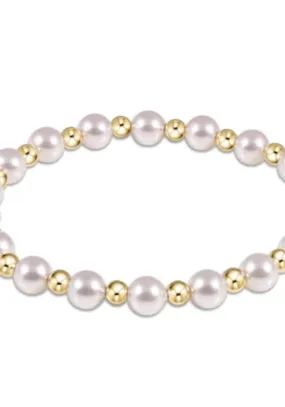 Pearl Sincerity Pattern Bead Bracelet