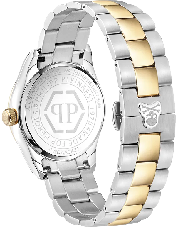 Philipp Plein - Quartz Queen Crystal Two Tone 36mm Watch - PWDAA0421 - 788078