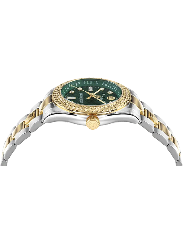 Philipp Plein - Quartz Queen Crystal Two Tone 36mm Watch - PWDAA0421 - 788078