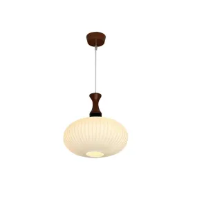 Pleated Glass Nelson Pendant Light