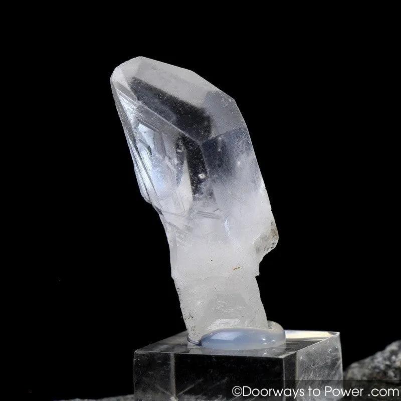 Quartz Scepter Specimen w/ Channeling Time Link Crystal  'High Priest'