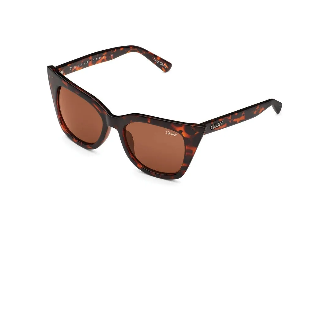 QUAY - Harper Sunglasses in Tort/Brown Lens