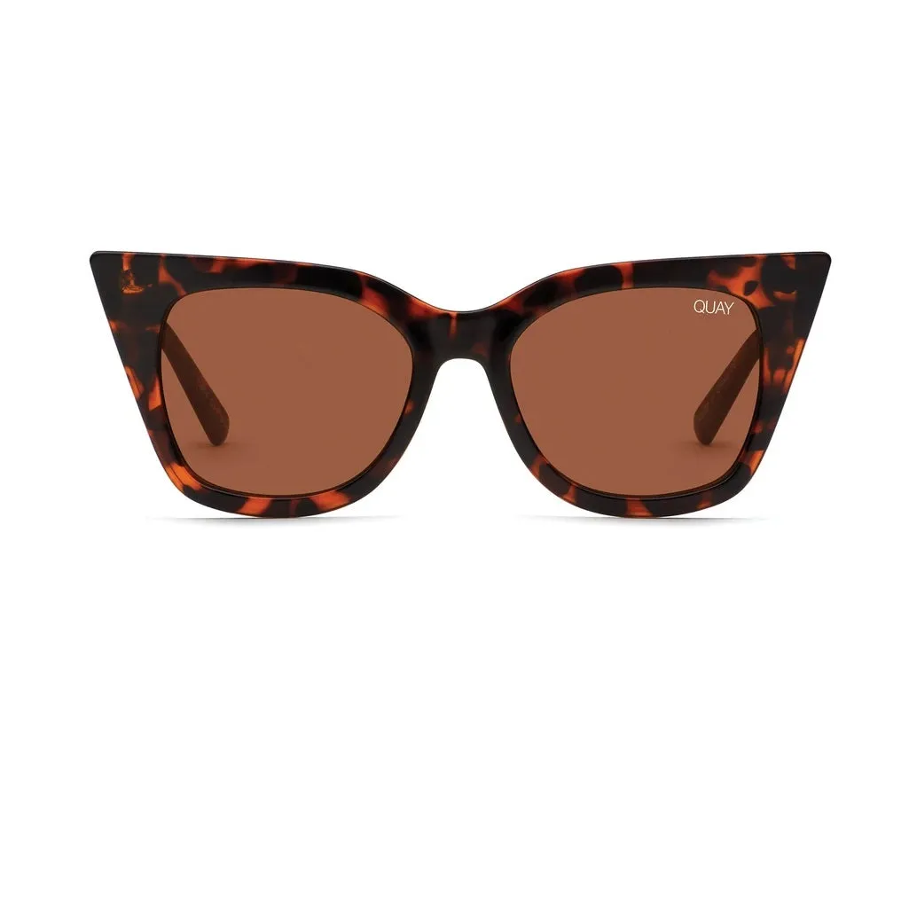 QUAY - Harper Sunglasses in Tort/Brown Lens