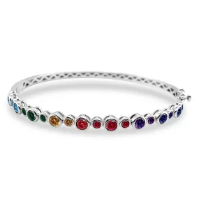 Rainbow Bangle Bracelet