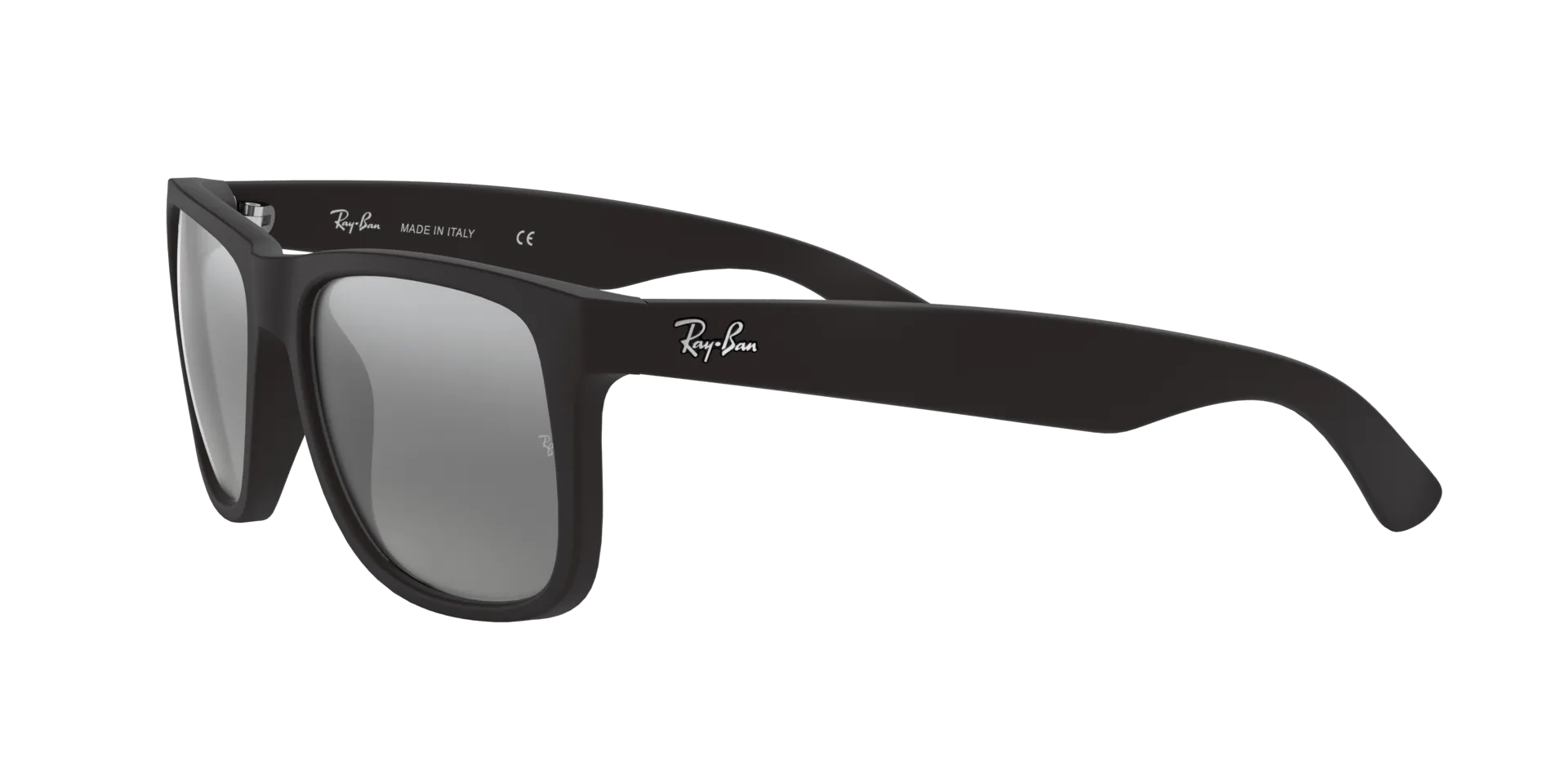 RAY BAN JUSTIN RUBBER BLACK | GREY MIRROR