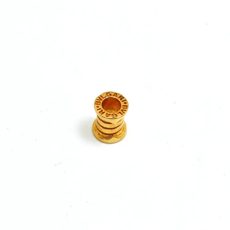 Real Gold GZBV Solid Small Round Roller Pendant 0096-1KU B P 1867