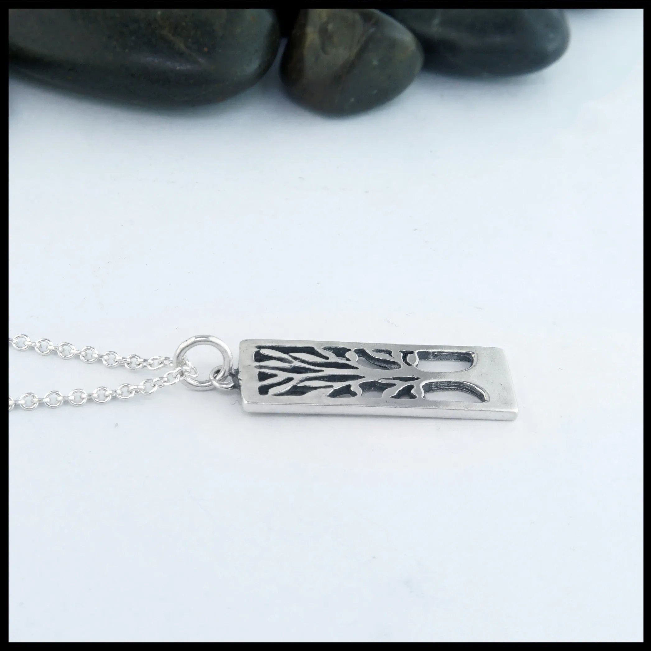 Rectangle Tree Pendant