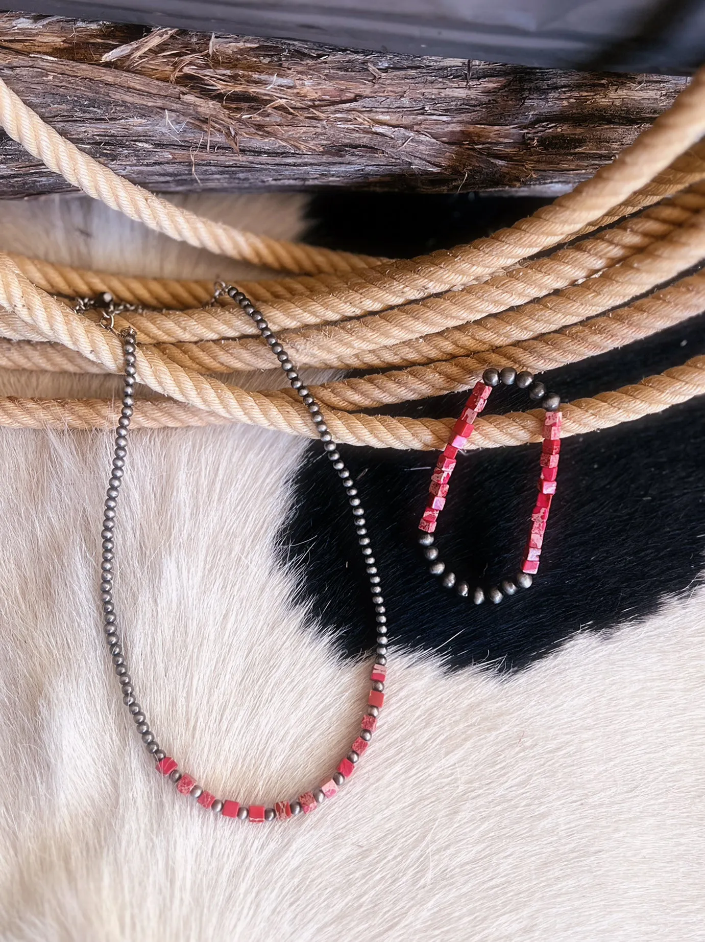 Red Navajo Pearl Gemstone Bracelet