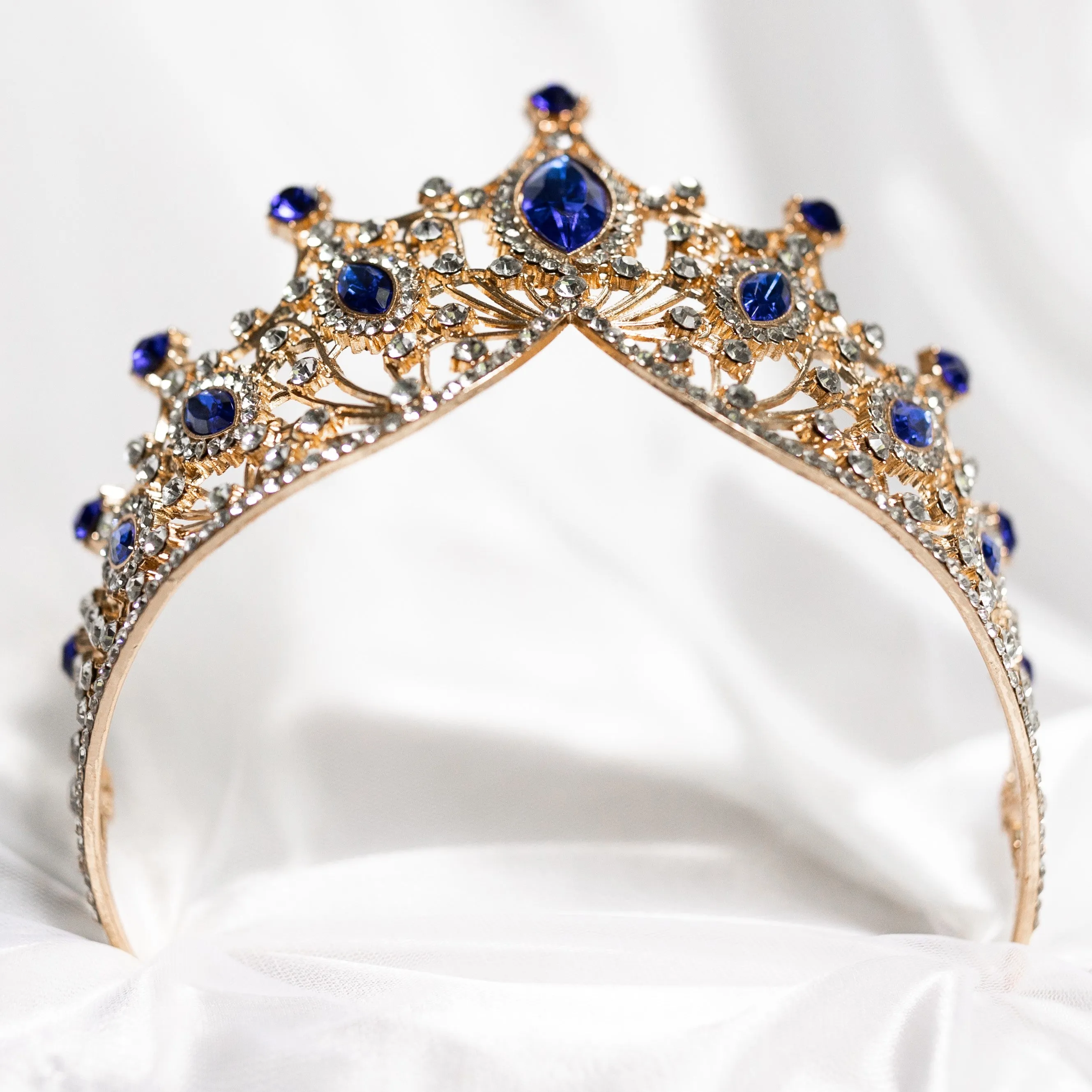 Regina's Tiara in Blue & Gold