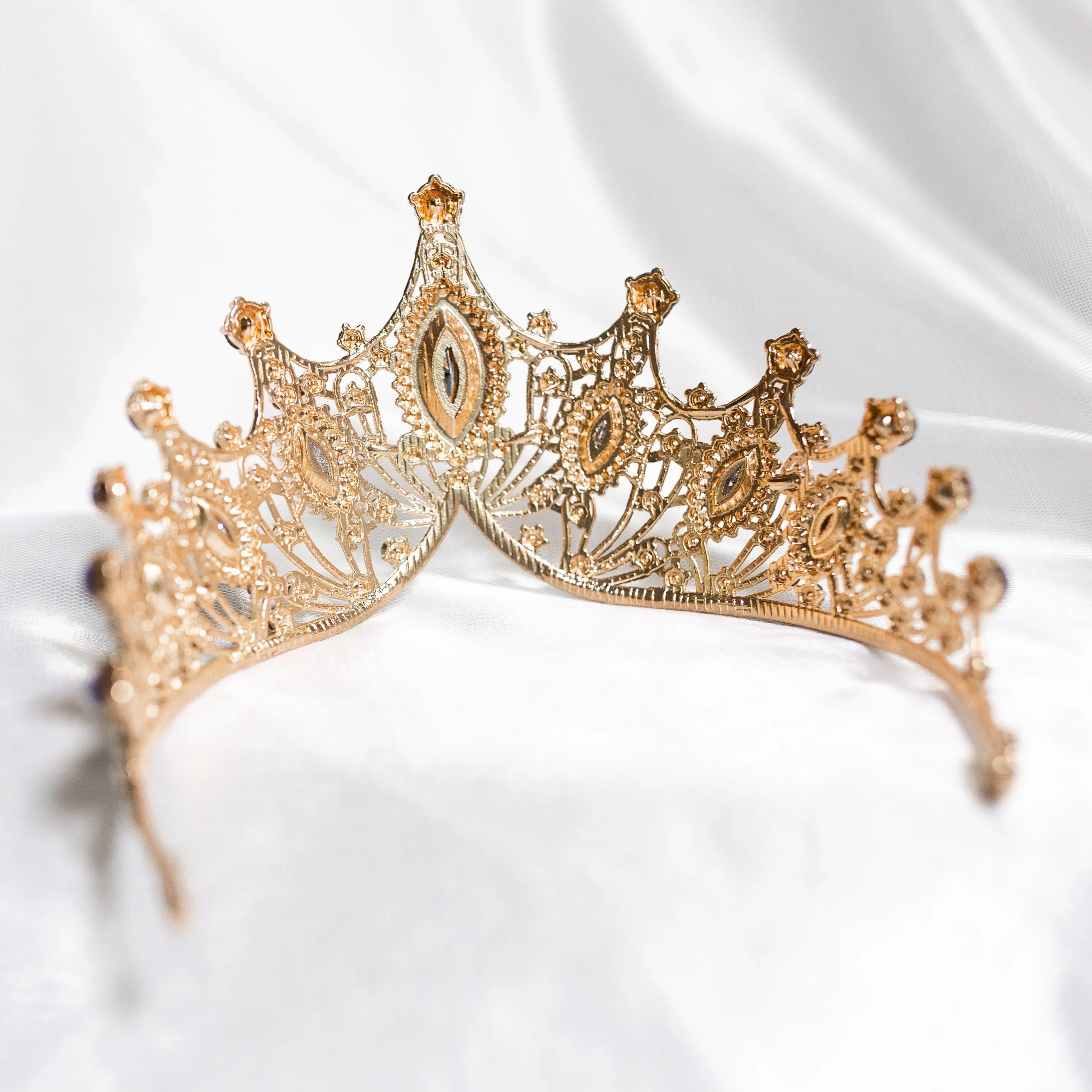 Regina's Tiara in Blue & Gold