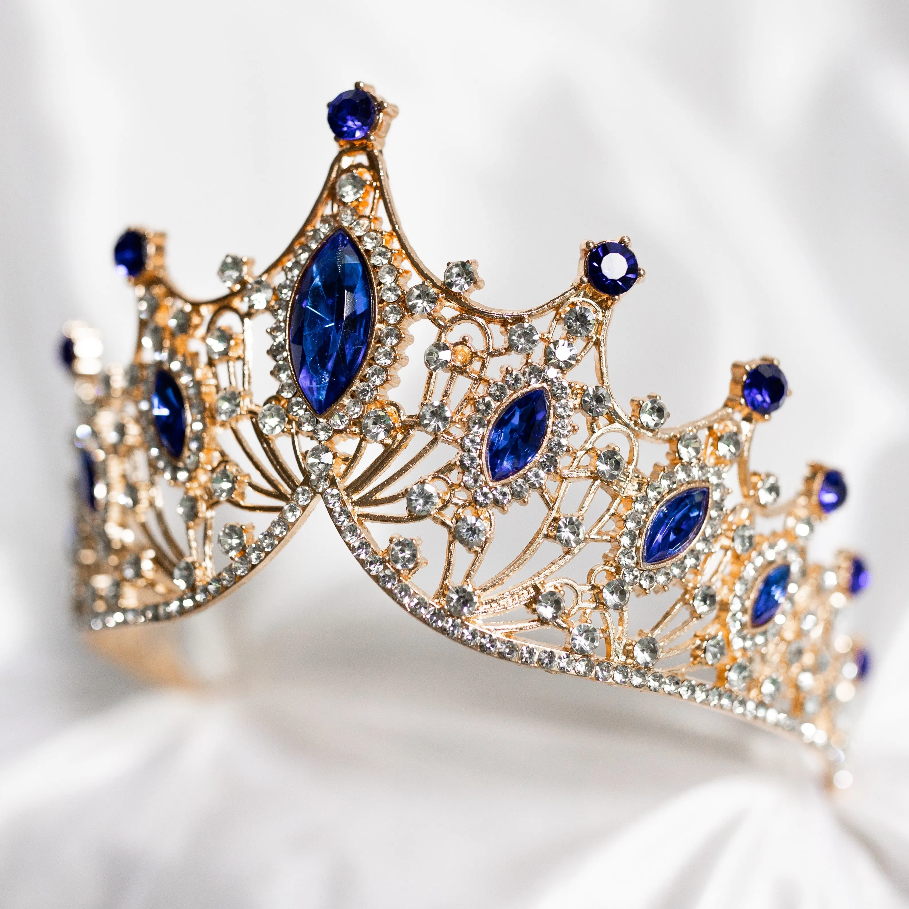 Regina's Tiara in Blue & Gold