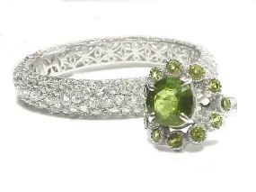 'Rose-Cut Diamond Bangle'