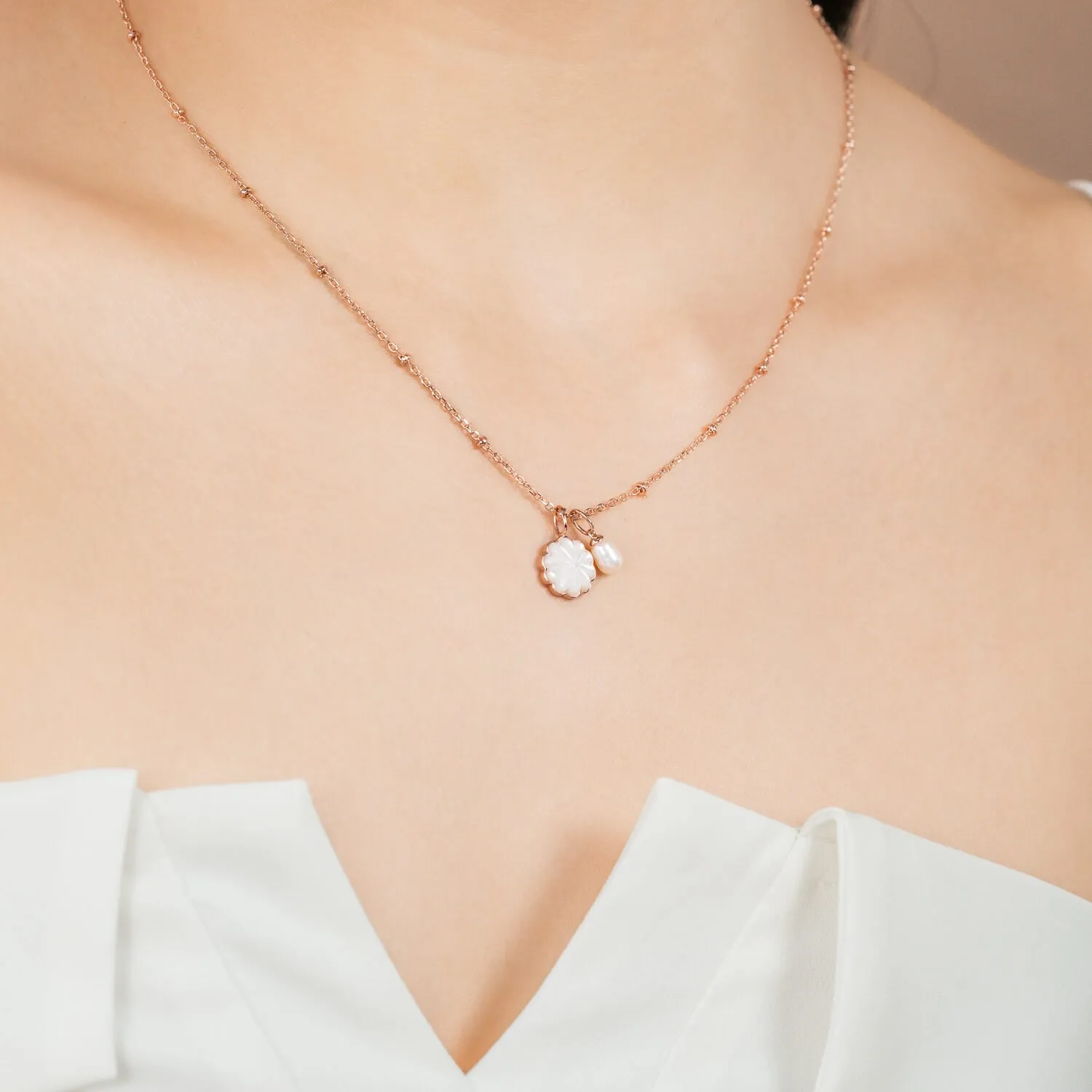 Rose Gold Coco Necklace