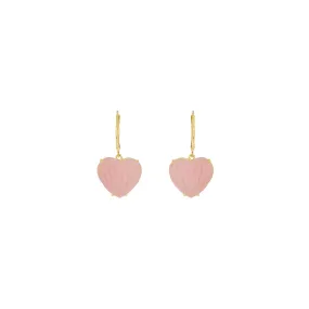 Rose Quartz Cora Earrings