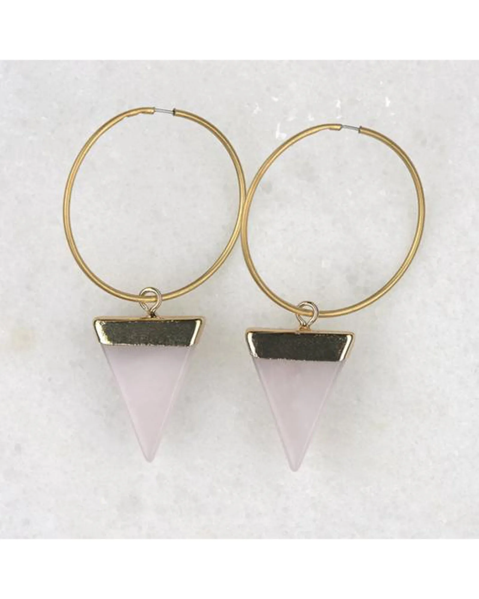 Rose Quartz Earrings