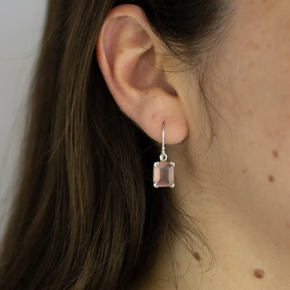 Rose Quartz Earrings