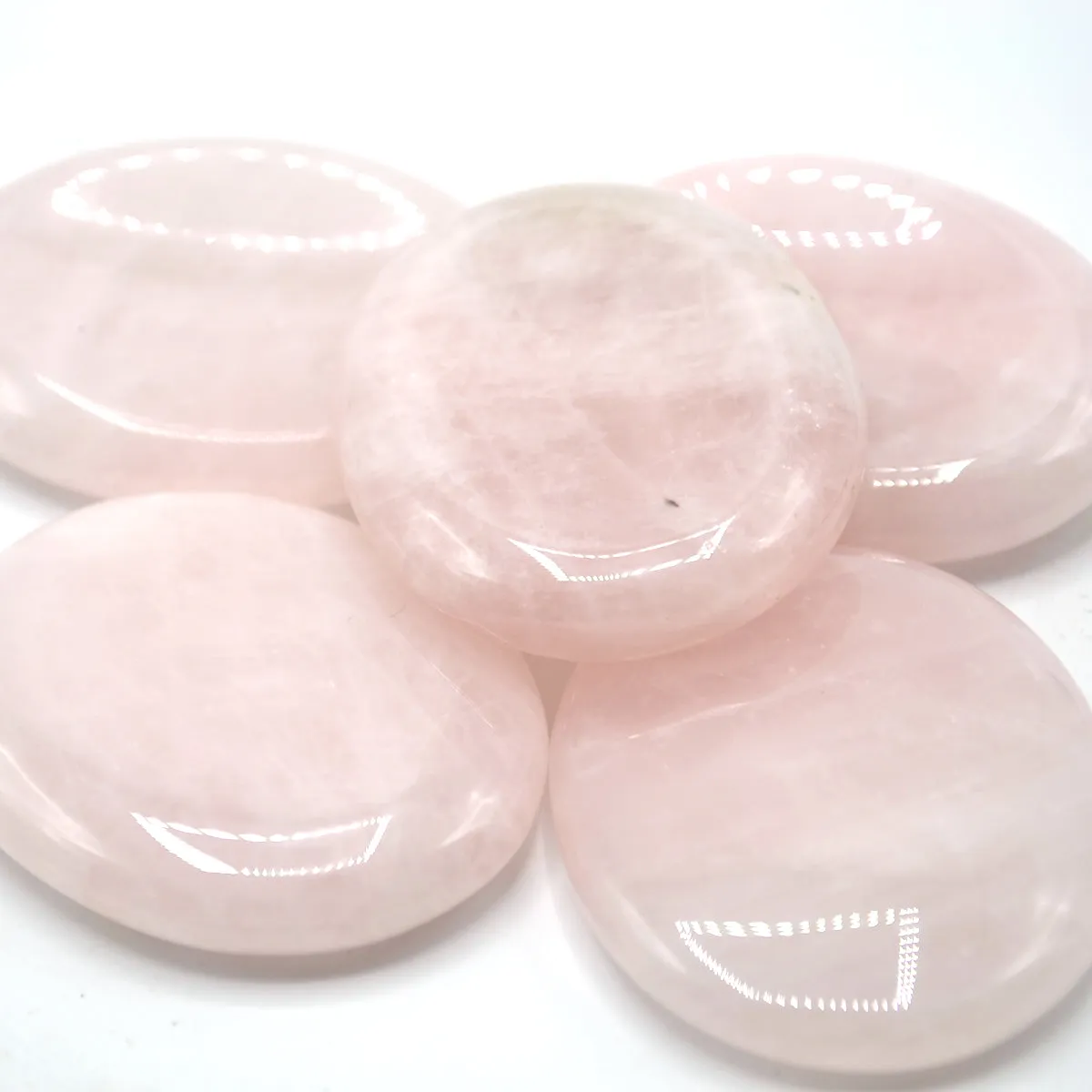 Rose Quartz Worry Stones