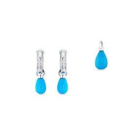 Sky Drops Pendant and Earrings Set