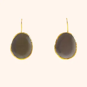 Smoke Quartz Drop Earrings