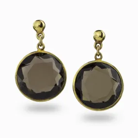 Smokey Quartz Drop Earrings