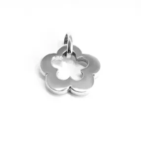 Sterling Silver Flower Pendant