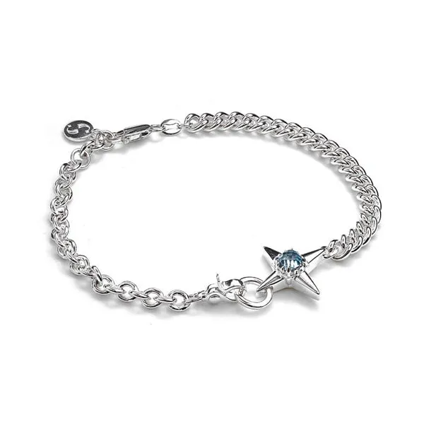 Stolen Girlfriends Club Stg Ninja Star Clasp Bracelet