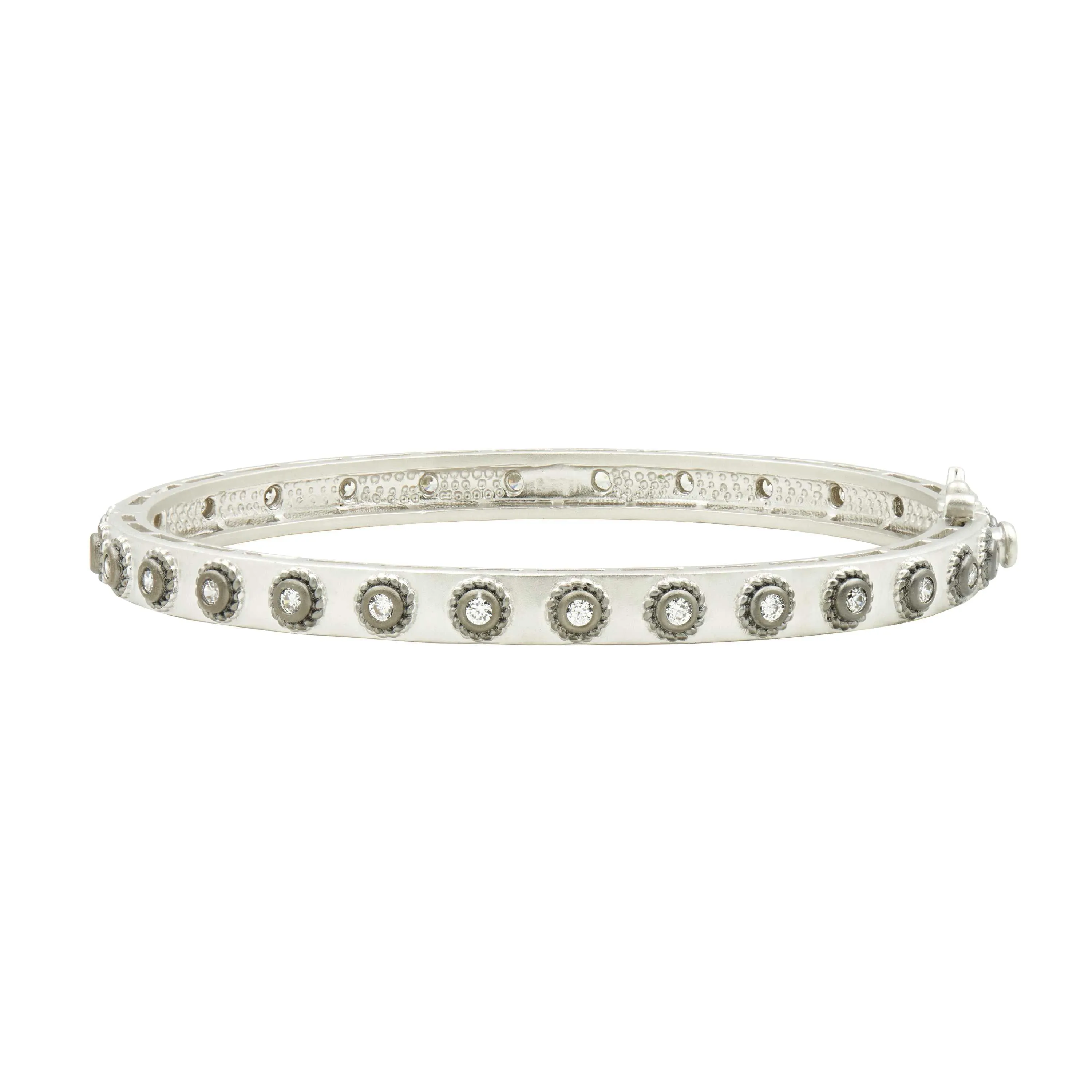 Studded Eternity Hinge Bangle