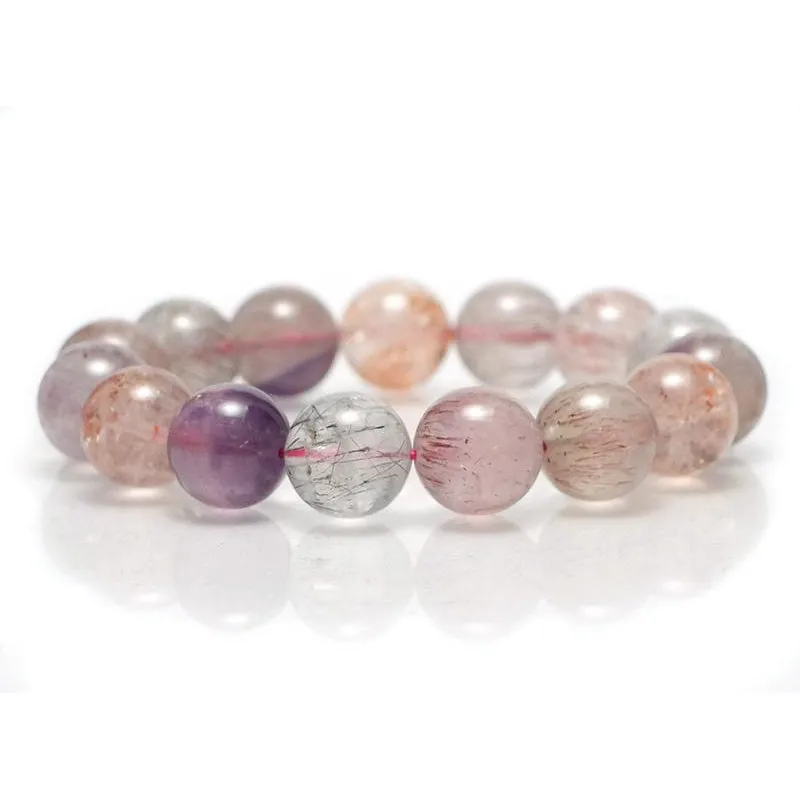 Super 7 Stretch Bracelet 10mm, 12mm, 14mm, 15mm