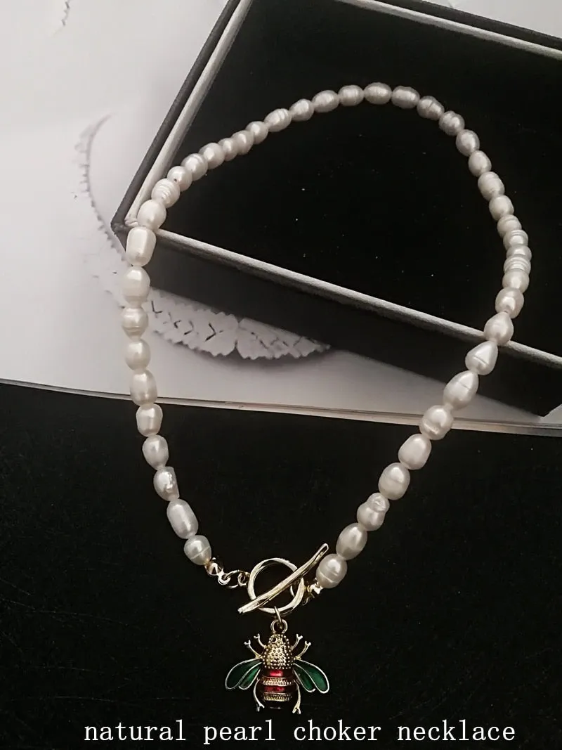 TEEK - Handmade Elastic Pearl Bee Jewelry