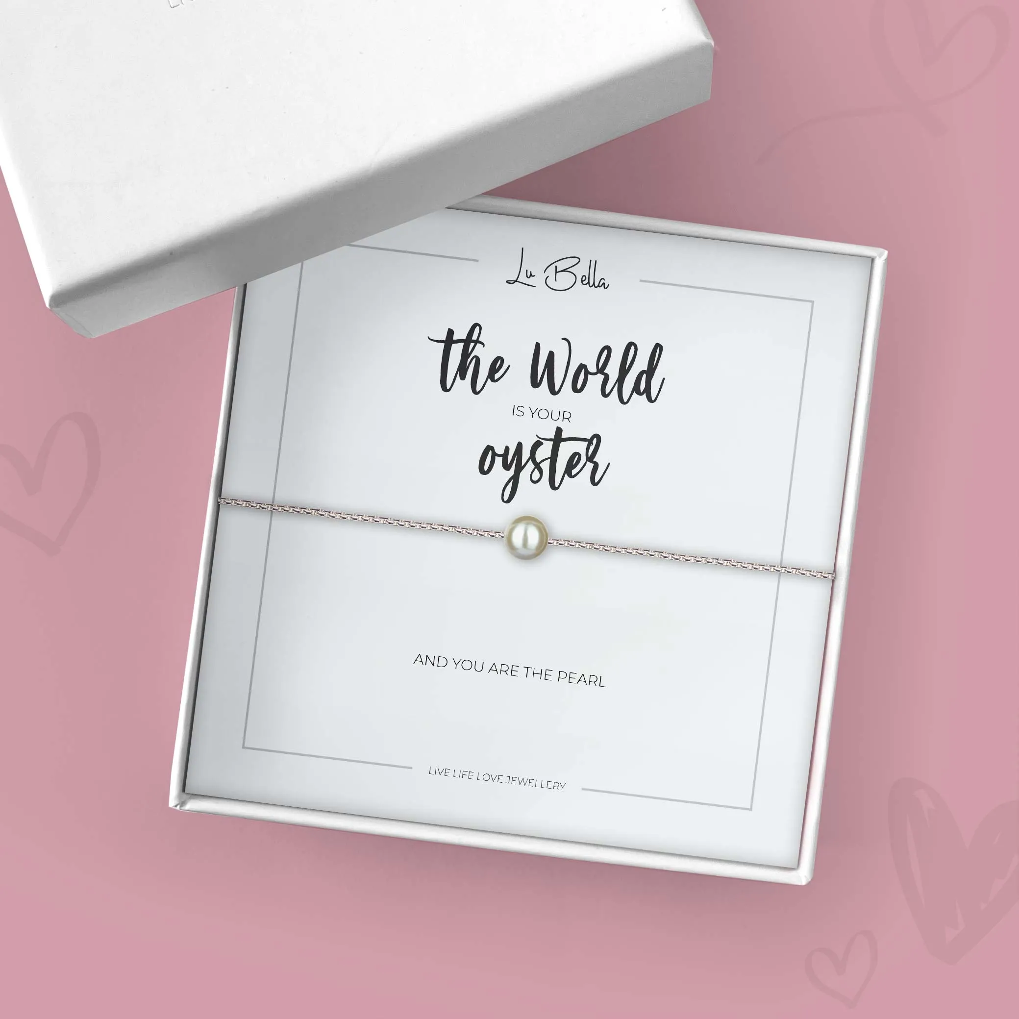 The World Is Your Oyster Sentiments Friendship Bracelet