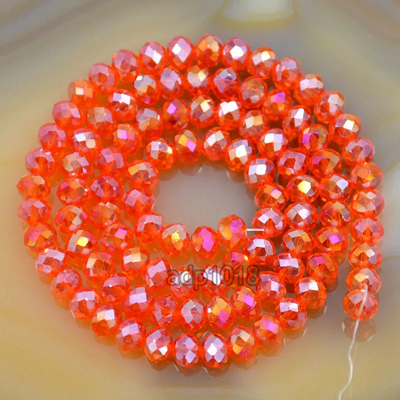 Top Quality Czech Crystal Faceted Rondelle Beads on a 15" Strand 2x3mm